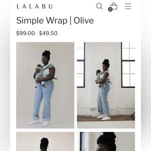 Lalabu Simple Wrap - Olive